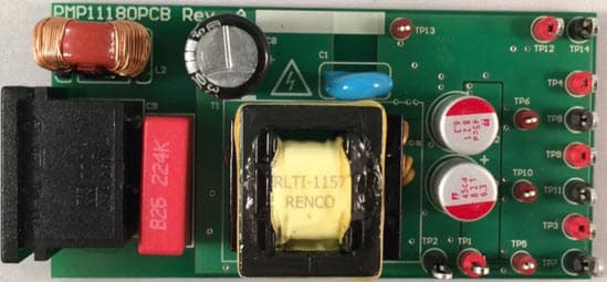 PMP11180.5, High Light-Load Efficient 4.5 - 6VDC Input, 5W/1VDC Reference Design with 4 POL Outputs