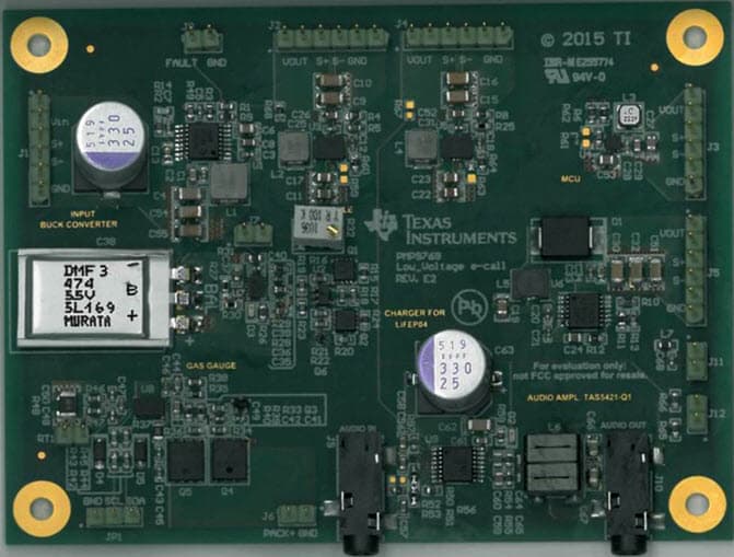 PMP9769.2, Automotive eCall Power Supply Reference Design with Low Intermediate Voltage