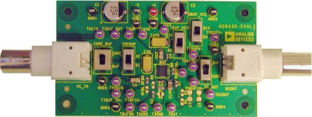 AD8436-EVALZ, Evaluation Board for AD8436 Low Cost, Low Power, True RMS-to-DC Converter