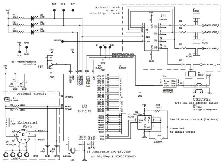 EVK-SH1101, Access Development Tool Evaluation Kit for Ultimate Keycoder