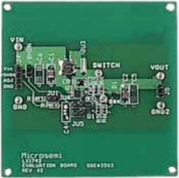 LX1742 EVAL KIT, Evaluation Board for High Efficiency High Voltage Boost Controller