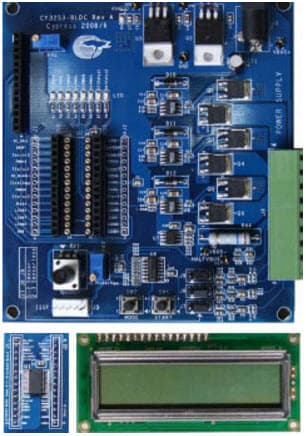 CY3253-BLDC, BLDC Control Demo Kit is dedicated to showcase PSoC device in BLDC Motor Sensor/Sensorless Control