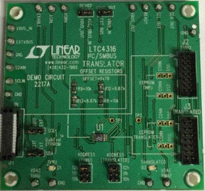 DC2217A, Demo Board for LTC4316 Single I2C/SMBus Address Translator