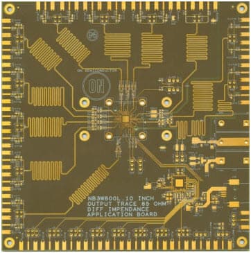 NB3W800LMNGEVB, Evaluation Board for NB3W800L 3.3V, 100/133 MHz Differential 1:8 HCSL Compatible Push-Pull Clock ZDB/Fan-out Buffer for PCIe