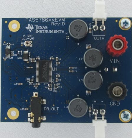 TAS5760XXEVM, TAS5760M/MD/L/LD Evaluation Module for TAS5760MD Audio Amp Speaker