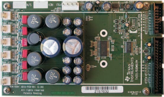 TAS5176DDW6EVM, Evaluation Module for TAS5176DDW Class-AB Audio Amp Speaker