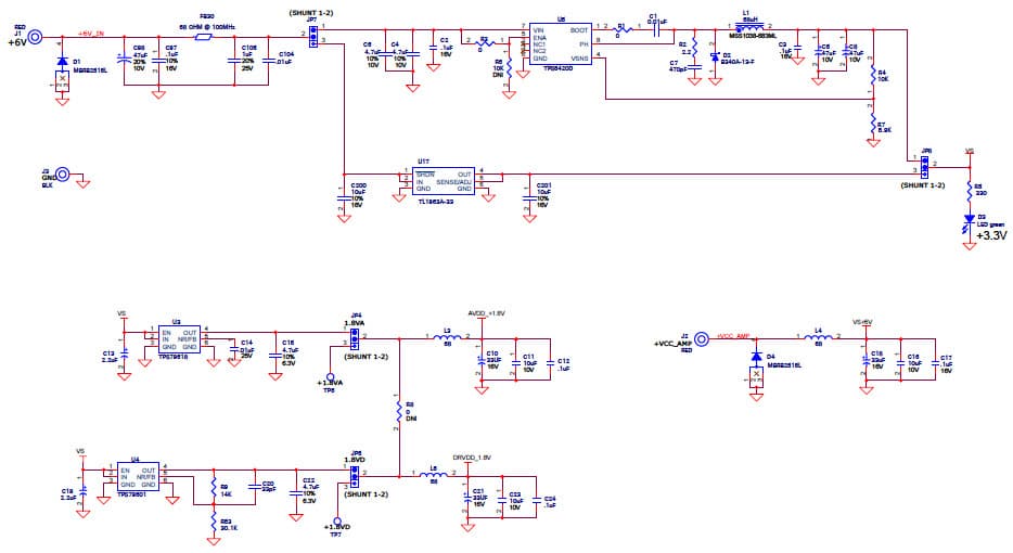 ADS58C48EVM, Evaluation Module for ADS58C48 4CH, 11-bit, 200-MSPS Analog to Digital Converter