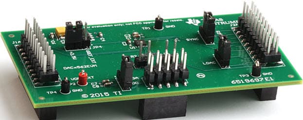 DAC8562TEVM, Evaluation Module for DAC8562T 16-bit, dual channel Digital to Analog Converter