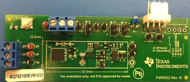 TIDA-00884, 1 to 2s HDQ Li-Ion Battery Pack Manager Reference Design