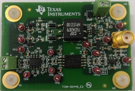 TIDA-00445, Shunt-Based 200A Peak Current Measurement Reference Design Using Isolation Amplifier