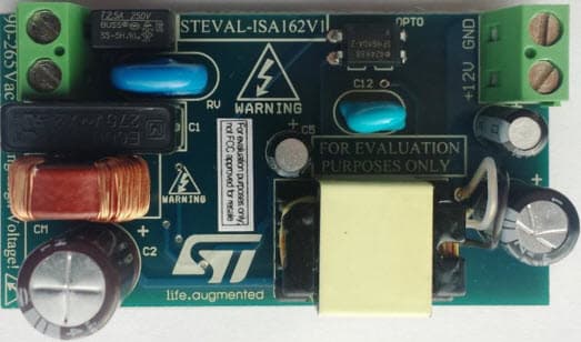 STEVAL-ISA162V1, Evaluation Board based on the VIPer25HD 12V/10W Quasi Resonant Flyback Converter