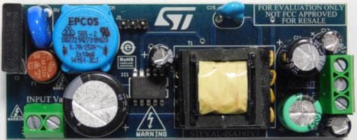 STEVAL-ISA191V1, Evaluation Board based on VIPer37LE 5V - 12V, 15W double output isolated flyback converter