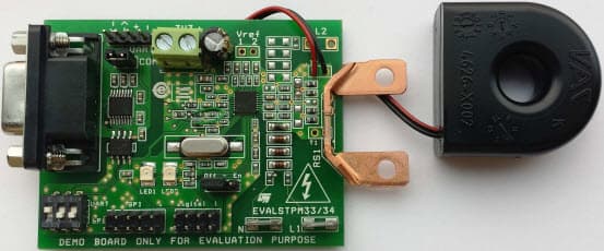 EVALSTPM33, Single-Phase with Tamper Monitoring Energy Metering Demonstration Board with CT and shunt based on the STPM33