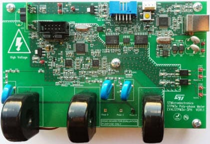 EVALSTPM3X-3PH, Poly-Phase Energy Metering Demonstration Board with current transformers based on the STPM33, STPM34 and STM8S903