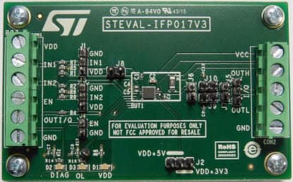 STEVAL-IFP017V3, Evaluation Board for L6362A IO-Link Transceiver Device