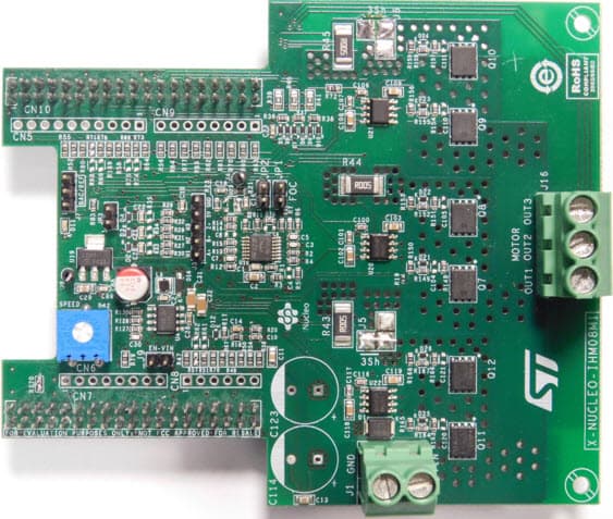 X-NUCLEO-IHM08M1, Expansion Board based on STL220N6F7 Low-Voltage BLDC Motor Driver for STM32 Nucleo