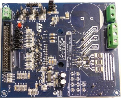 STEVAL-IPM07F, Motor Control Power Board based on the SLLIMM 2nd series module STGIF7CH60TS-L of IGBT IPMs