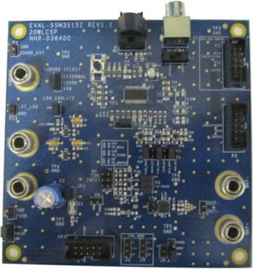 EVAL-SSM3515Z, Evaluation Board for Evaluating the SSM3515 25W, Filterless, Class-D Digital Input Audio Amplifier