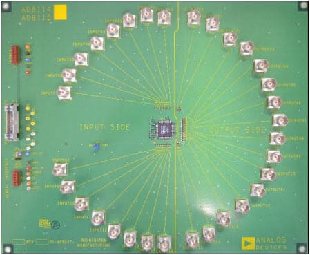 AD8113-EVALZ, Evaluation Board for the AD8113 Analog CrossPoint Switch