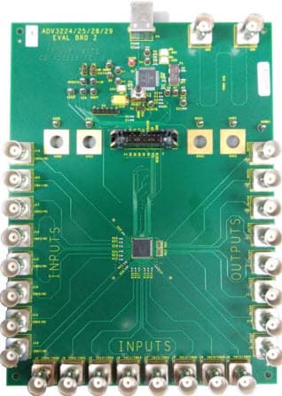 ADV3225-EVALZ, Evaluation Board for the ADV3225 Analog CrossPoint Switch