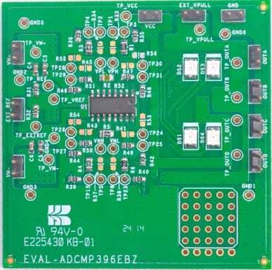 EVAL-ADCMP396EBZ, Evaluation Board for ADCMP396 Quad Comparator with Accurate Reference Output