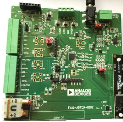 EVAL-AD7124-8SDZ, Evaluation Board for the AD7124-8, 8-Channel, Low Noise, Low Power, 24-bit Sigma-Delta ADC with In-Amp and Reference