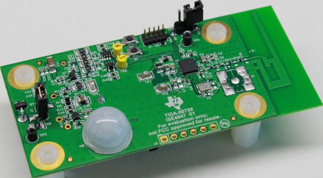 TIDA-00759, Low-Power PIR Motion Detector With Bluetooth Smart/10-Year Coin Cell Battery Life Reference Design