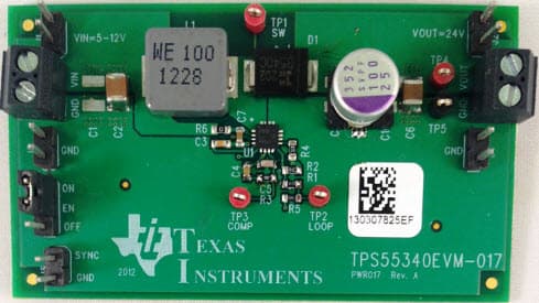 PMP10486, 15V@1A Integrated FET Boost Converter Reference Design