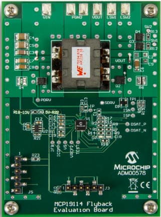 ADM00578, Evaluation Board for MCP19114 - Flyback Stand-Alone