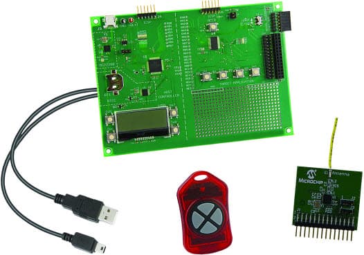 DM182017-5, 433.92 MHz Wireless Security Remote Control Development Kit Using MICRF114 RF Transceiver