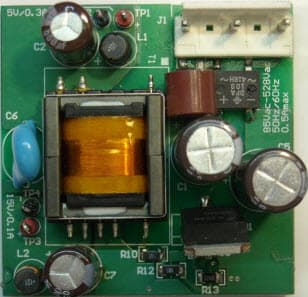 PMP10236.1, Dual-Output 5V at 300mA and 15V at 100mA Isolated Flyback From 85V to 440V AC Mains Reference Design