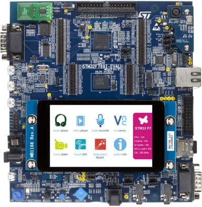 STM32F769I-EVAL, Evaluation Board with STM32F769NI MCU based on the ARM Cortex-M7 Core