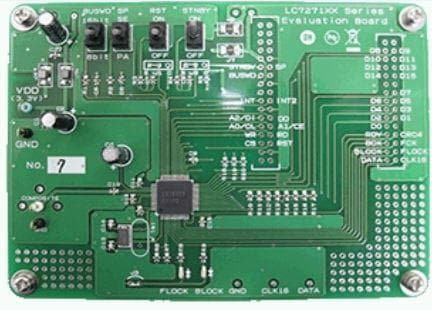 LC72717PWGEVB, FM Composite Signal Evaluation Board based on LC72717