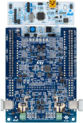 P-NUCLEO-USB001, STM32 Nucleo Pack Development Kit for USB Type-C and Power Delivery with the Nucleo-F411RE Board