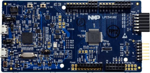 OM13077, LPCXpresso 54102 Development Board for LPC54100 family of Cortex-M MCUs