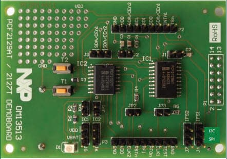 OM13513, RTC Demo Board based on PCF2127T/PCF2129AT Real Time Clock