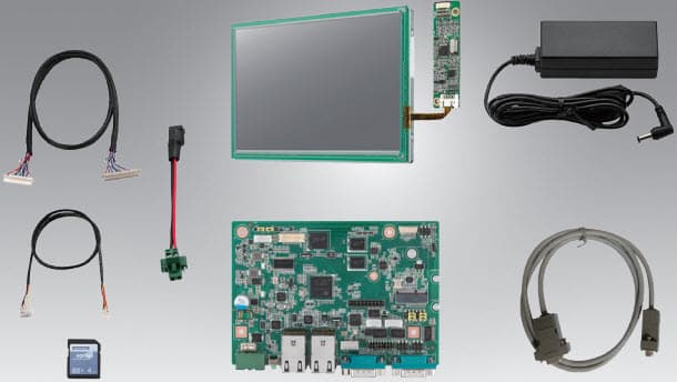 RSB-DK4221-F0A1E, RSB-4221 Evaluation Kit Using Sitara ARM AM3358 Cortex-A8 3.5 SBC with Android 4.2