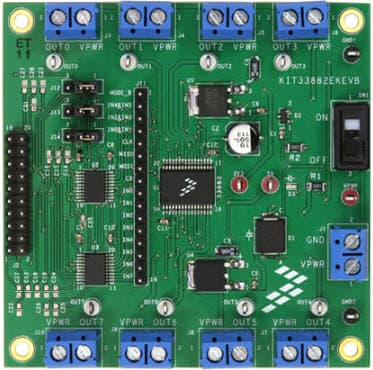 KIT33882EKEVB, Evaluation Kit for MC33882 -Smart Six Output Switch (0.3 Ohm RDSon) with SPI and Parallel Input Control