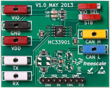 KIT33901EFEVB, Evaluation Kit Featuring the MC33901 High Speed CAN Transceiver