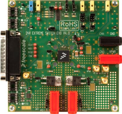 KIT06XS4200EVBE, Evaluation Board Featuring the MC06XS4200 Dual High Side Switch