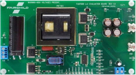 FEBFAN7688_I00250A, Evaluation Board based on FAN7688 250W, 400V to 12.5V LLC Resonant Converter