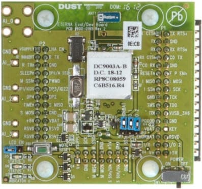 DC9003A-B, SmartMesh IP Eval/Dev Mote based on LTC5800 Chip Antenna