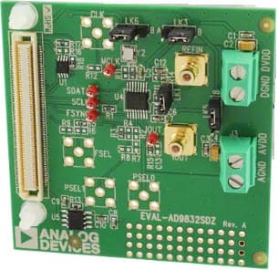 EVAL-AD9832SDZ, Evaluation Board for Evaluating the AD9832 45 mW Power, 3V to 5V, 25-MHz Programmable Waveform Generator