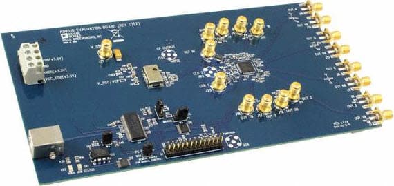 AD9510/PCBZ, Evaluation Board for Evaluating the AD9510 Clock Generator and Synthesizer