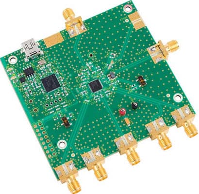 ADRF6703-EVALZ, Evaluation Board for Evaluating the ADRF6703 1550 to 2650 MHz Quadrature Modulator with 2100 to 2600 MHz Frac-N PLL and Integrated VCO