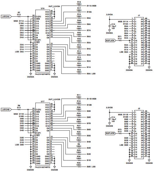 AD10201/PCB, Evaluation Board for Evaluating the AD10201 Dual-Channel, 12-Bit 105 MSPS IF Sampling ADC