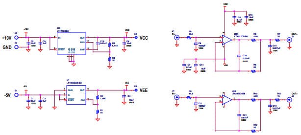 DC2402A, Demo Board based on LT6237 Rail-to-Rail SAR ADC Driver Amplifier