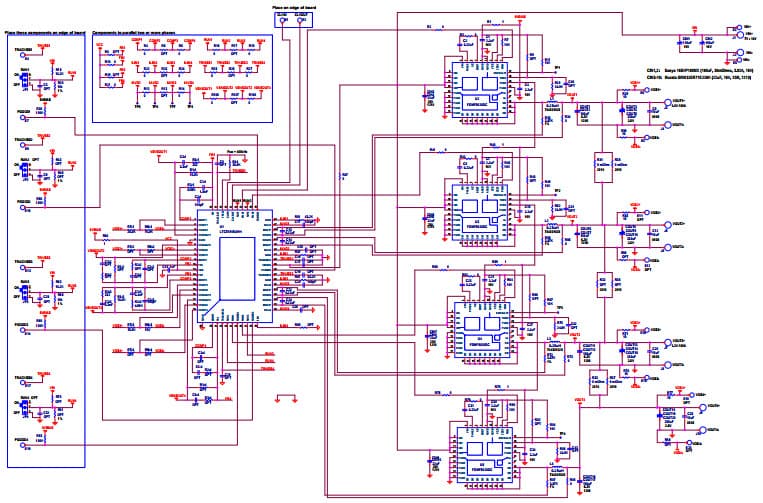 DC2380A-B, Demo Board based on LTC7851EUHH Dual Output, 4-Phase Voltage Mode Buck Controller, 7V = VIN = 14V, Vout1 = 1.8V @ 60A, Vout3 = 1.2V @ 60A