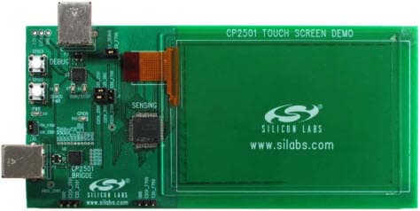 CP2501-EK, Evaluation Kit based on CP2501 USB Touch-Screen Interface