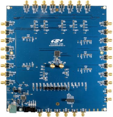 Si5380-EVB, Evaluation Kit for the Si5380 Ultra Low Jitter, Any Frequency, 12-output JESD204B Clock Generator